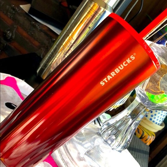 Starbucks stainless tumbler RED